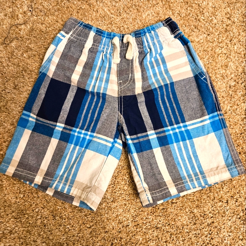 Crazy 8 Boys size 4 Plaid Shorts